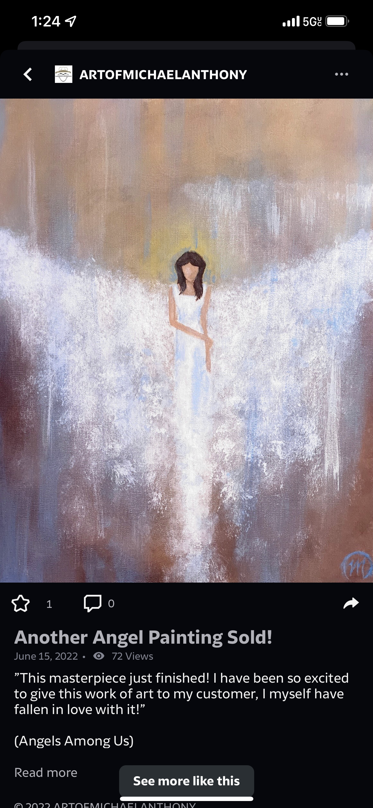 16 x 16 Angels among us Prrint