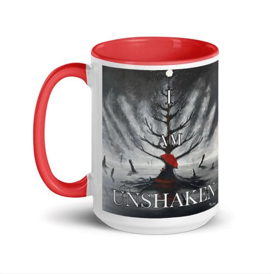 “I am unshaken” Mug