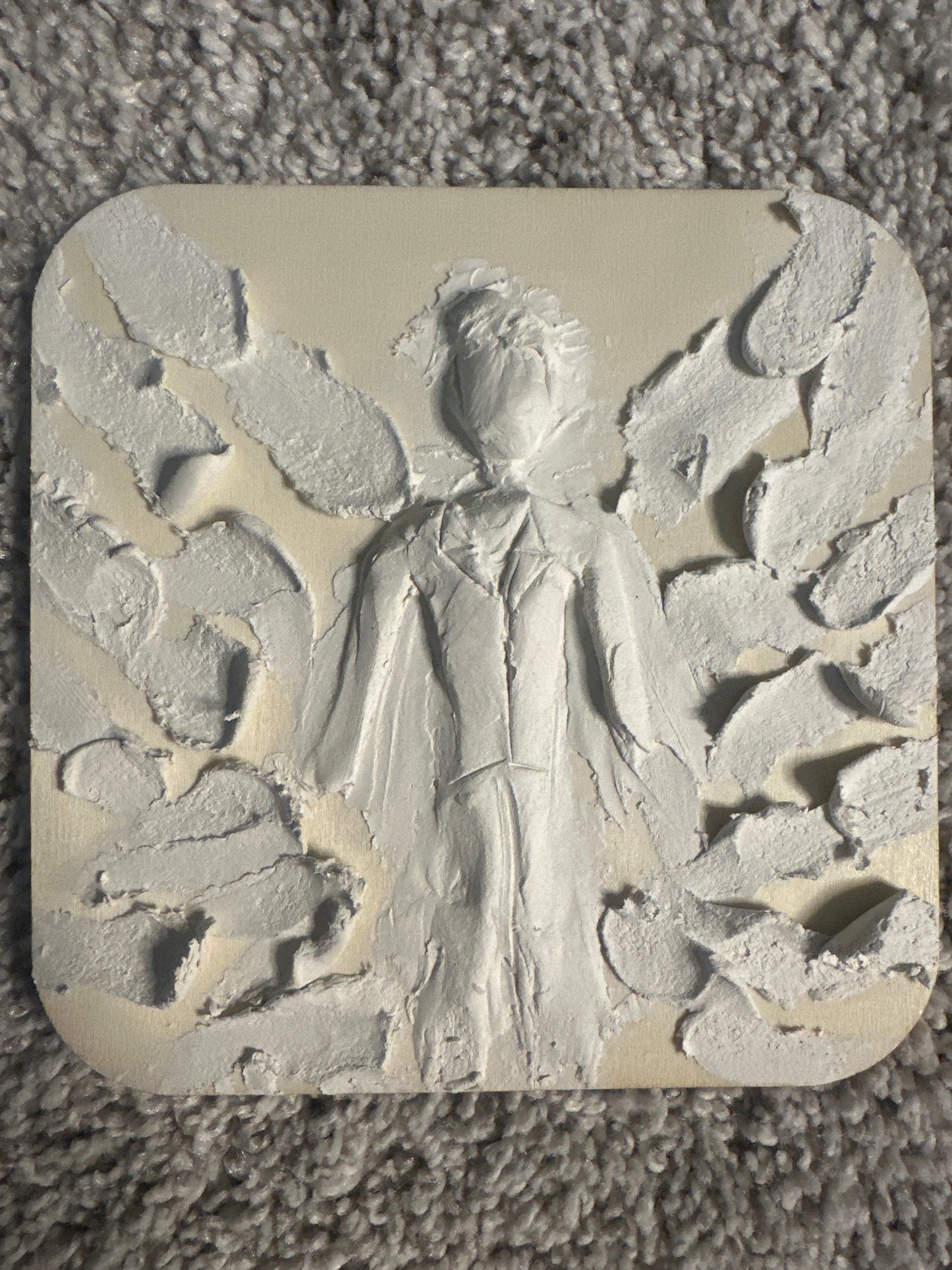 4 x 4 Wood Canvas Angels