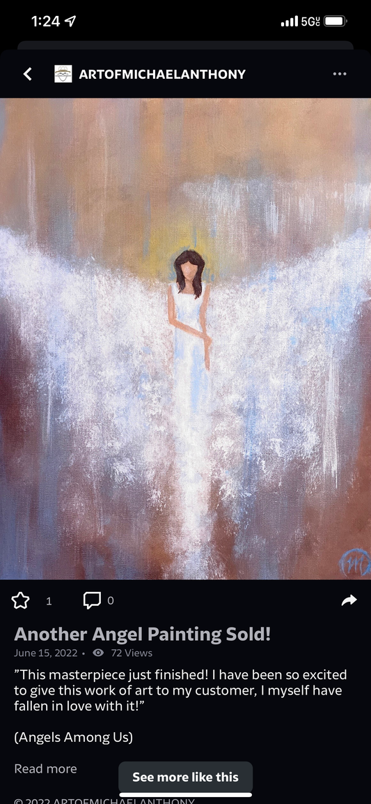 16 x 16 Angels among us Prrint