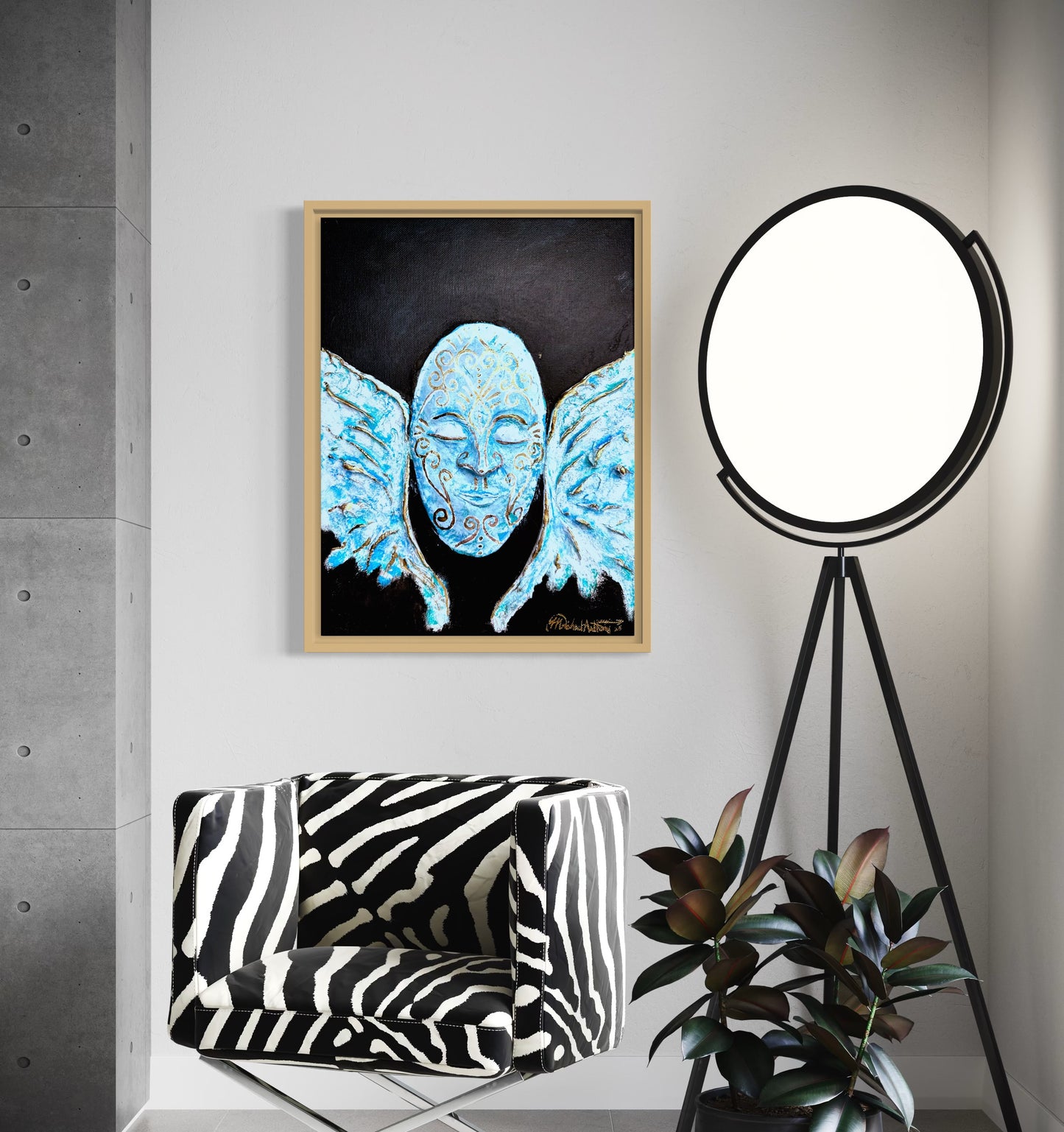 HOPE - Original 3D sculpture and acrylic image 1