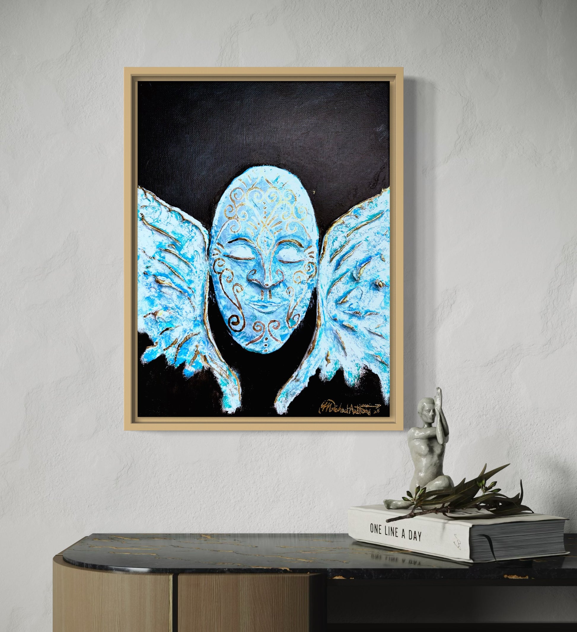 HOPE - Original 3D sculpture and acrylic image 0