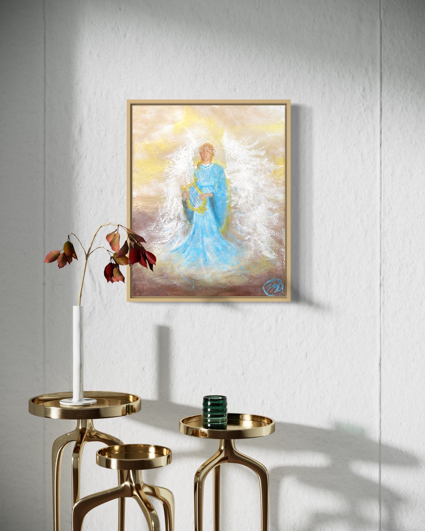 Custom Angel Paintings – Personalized Hand-Painted Angel Art Commissions