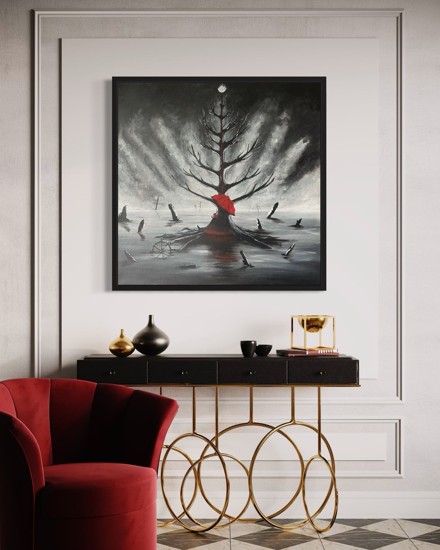 16 x 16 Print Unshaken: Abyssal Agony Part II Limited Edition