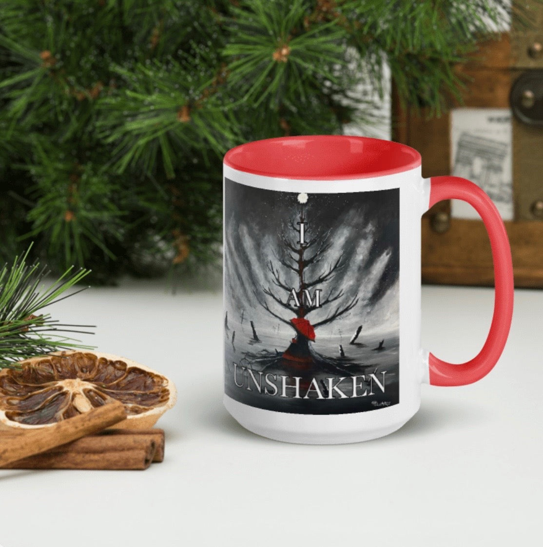 “I am unshaken” Mug