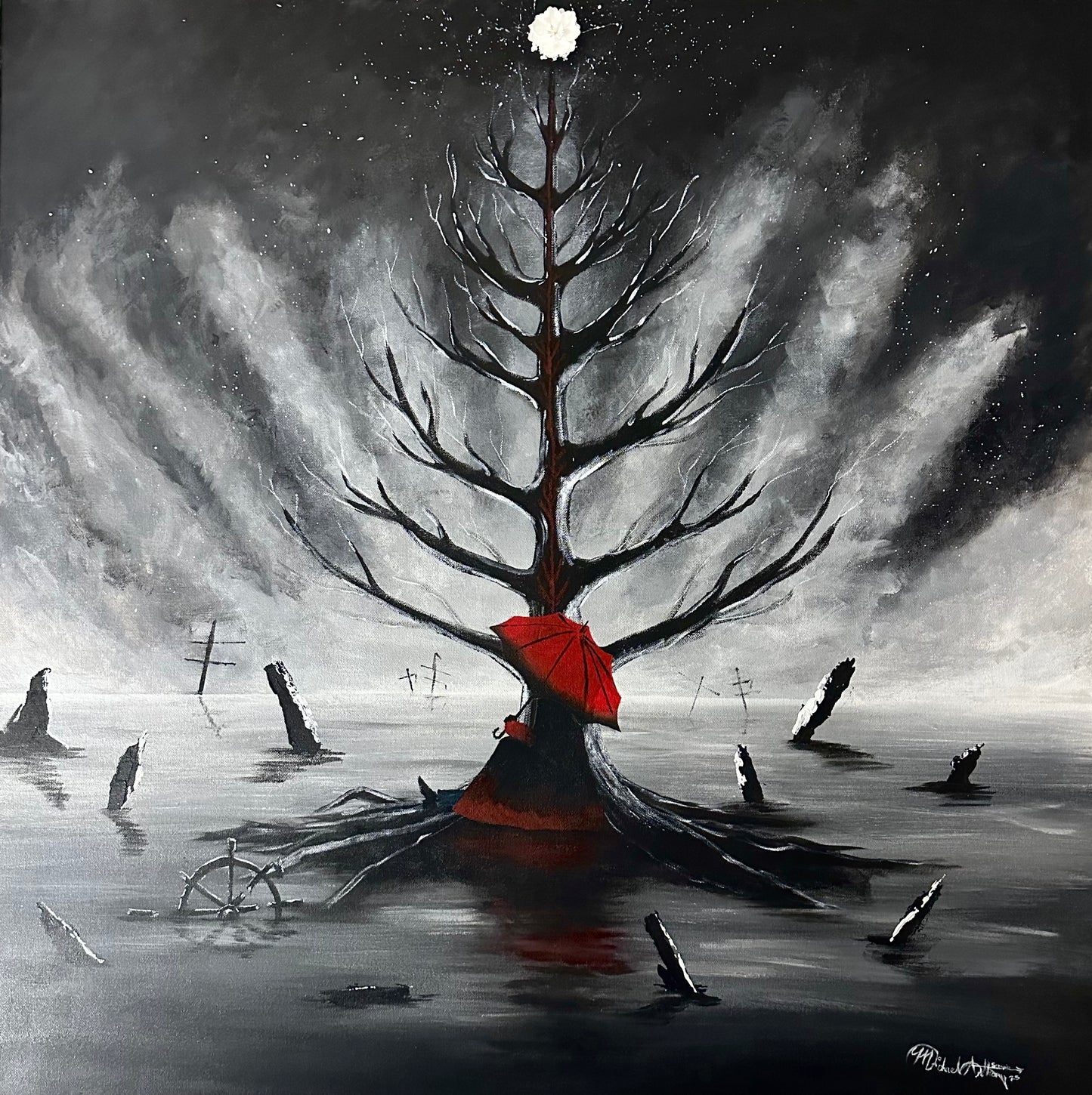 16 x 16 Print Unshaken: Abyssal Agony Part II Limited Edition